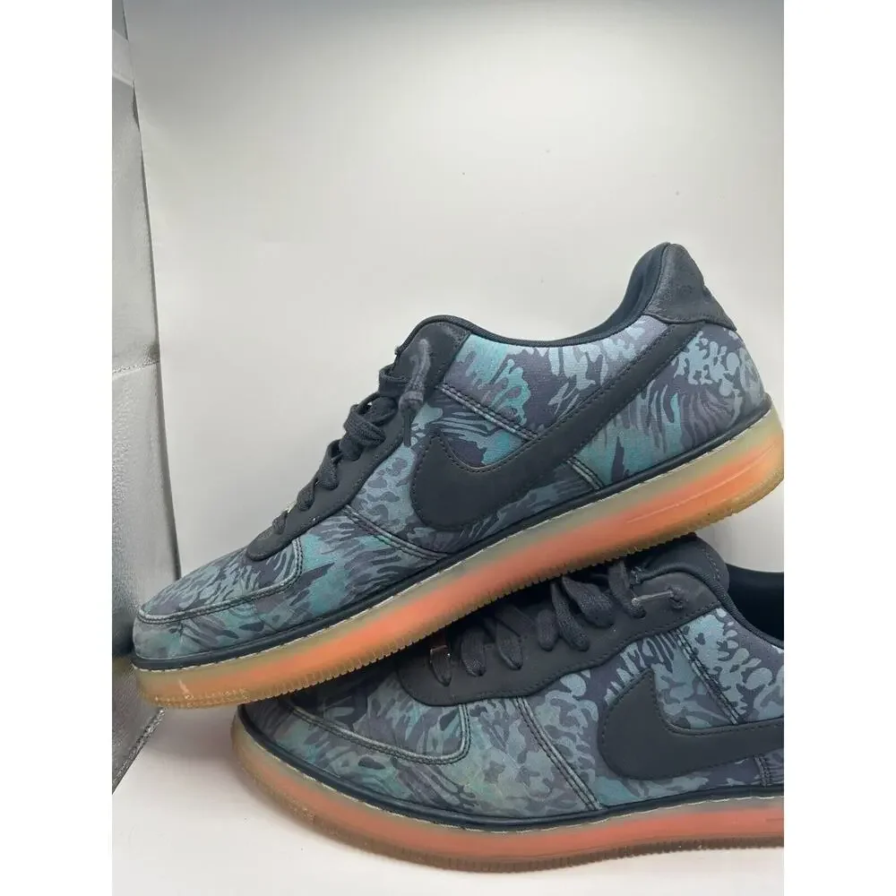 Nike‎ Air Force 1 Low Downtown Dark Obsidian 579962-400 Size 13